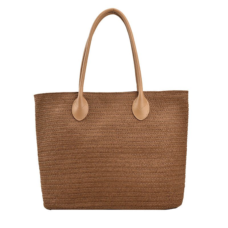 bags : Groene Geweven Strandtas met Handvatten - Perfect voor Zomer & Vakantie in van Pantino