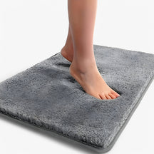 home & garden : Zachte Verdikte Badmat - Absorberend & Antislip - Grijs in Grijs van Pantino