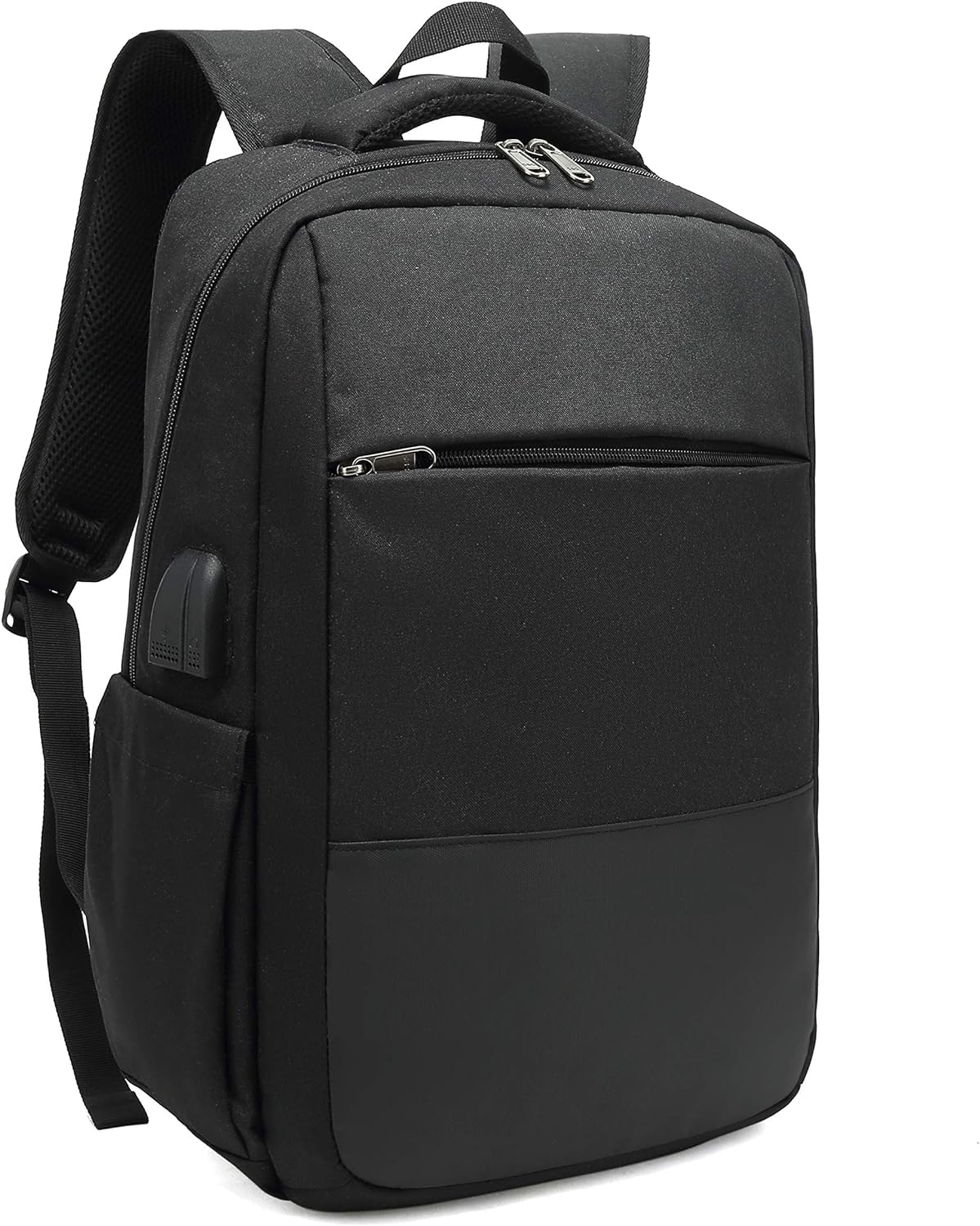 bags : Laptoprugzak, Anti-Diefstal Zakelijke Rugzak met USB Oplaadpoort en Koptelefoongat, Reis Rugzak Heren Dames, Waterdichte Werkrugzak Schooltas, voor... in van Pantino