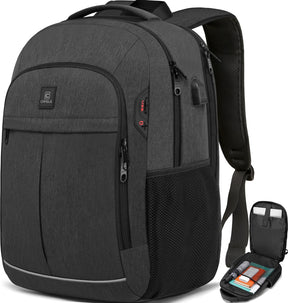 bags : Laptop Rugzak, School Rugzak, Grote Tsa 17.3 Inch Reizen Carry op Rugzak - Grijs in van Pantino