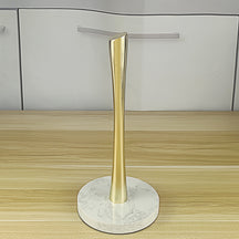 home & garden : RVS Keukenrolhouder van Marmer - Zwart in Goud van Pantino