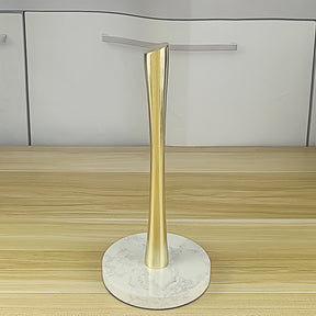home & garden : RVS Keukenrolhouder van Marmer - Zwart in Goud van Pantino
