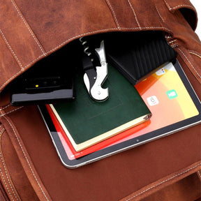 bags : Rugzak Heren Zwart - Vintage Anti-Diefstal Laptoprugzak voor , Geschikt voor 15,6 Inch in van Pantino
