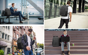 bags : Laptop Rugzak, School Rugzak, Grote Tsa 17.3 Inch Reizen Carry op Rugzak - Grijs in van Pantino