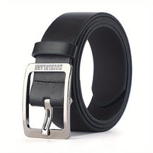 Belt : PU Leren Riem Zwart Heren Casual Jeans in Zwart [stijl 2] van Pantino