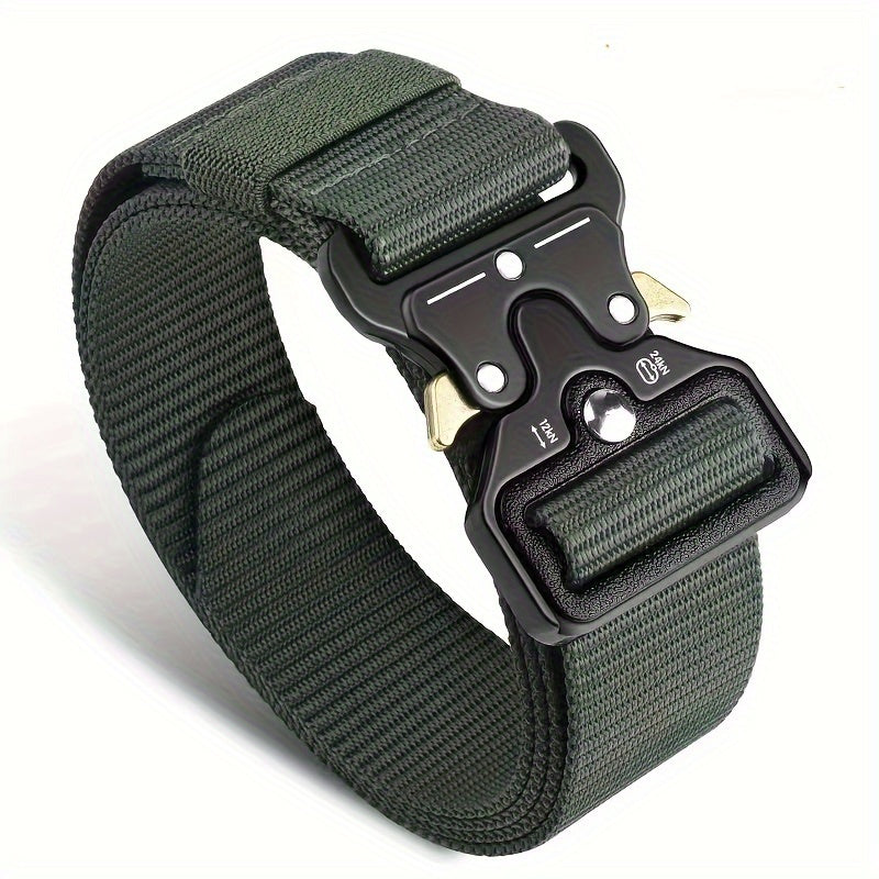 Belt : Riem Dames Zwart - Stijlvolle Tactische voor Mannen en in Groen 120cm 47.24inch van Pantino