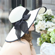 Sun Hat : Zomer Zonnehoed - Beige in Wit van Pantino