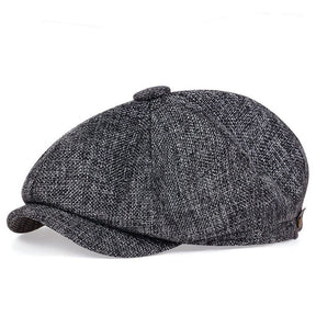 Newsboy Cap : Pet Dames Zwart - Krantenjongenspetten van Polyester Volwassen Geweven voor Mannen en in Zwart en wit van Pantino