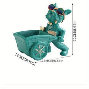 home & garden : Bulldog Opbergornament en Decoratiebakje - Groen in van Pantino