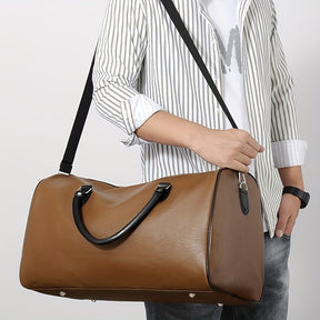 bags : Reistas Heren Zwart - Men 1 Stuk PU Leren , Handbagage voor op Reis Elegant in van Pantino