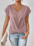 Dames T-shirt met Vrouwelijke Hartlijn - Comfortabel & Veelzijdig