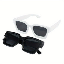 Sunglasses : Zonnebril met Dik Montuur Heren - C1 Zwart in C14 Wit Zwart van Pantino