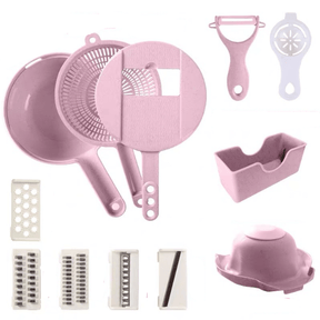 home & garden : CulinaryCraft - Multifunctionele Voedselhakker - Blauw in Roze van Pantino