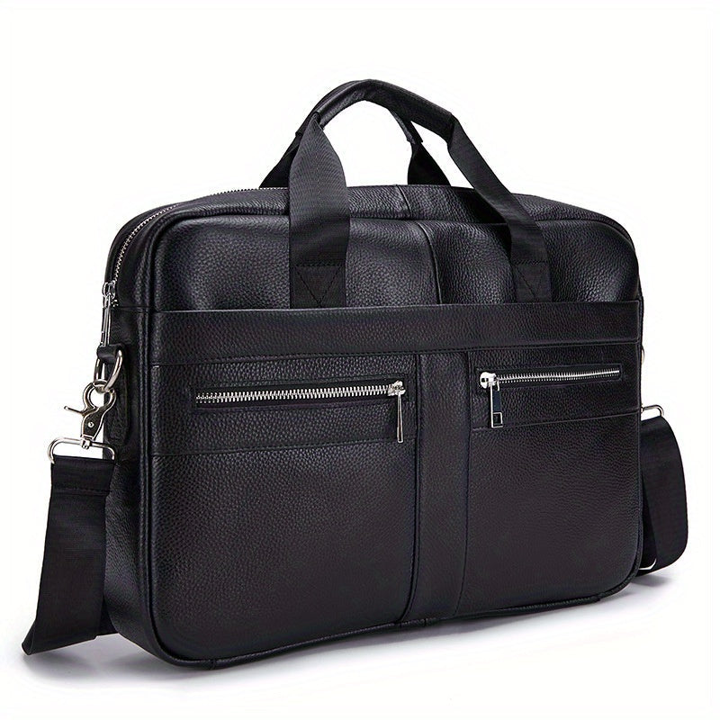 bags : Crossbody Tas Heren een Soort Bruin - Echt Lederen Herentas Toplaag Koeienhuid Lederen Schoudertas in Een soort zwart van Pantino