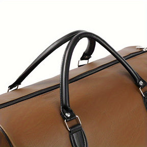 bags : Reistas Heren Zwart - Men 1 Stuk PU Leren , Handbagage voor op Reis Elegant in van Pantino