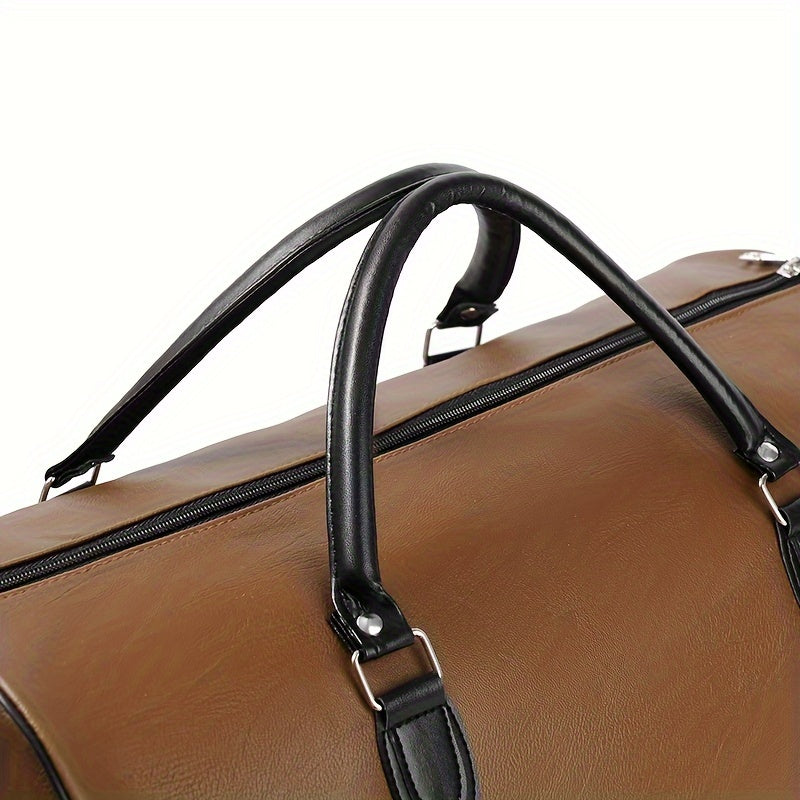 bags : Reistas Heren Zwart - Men 1 Stuk PU Leren , Handbagage voor op Reis Elegant in van Pantino