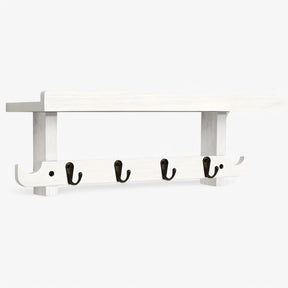 home & garden : Wandrek met Kapstok Fluweel - Vintage Wit in Wit van Pantino
