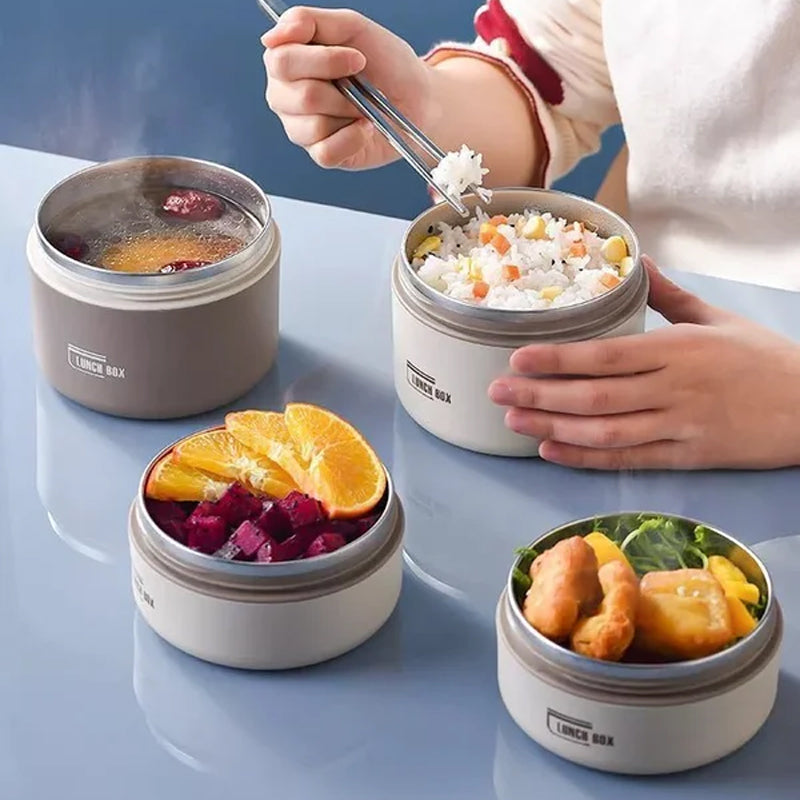 home & garden : Geïsoleerde Lunchbox Meerlaags - Vers Eten Overal Meenemen - RVS in van Pantino