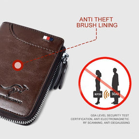 bags : Rfid Safety Wallet - Een Compacte en Veilige Portefeuille - Khaki in van Pantino