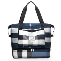 bags : Grote Travel Tas Blauw - Ruimtelijk Waterdicht Reizen - Nylon in Blauw van Pantino