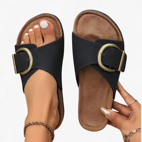 Sandals : Sandalen Komfort Soft Glide Heren - Zwart in van Pantino