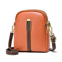 bags : Crossbody Tas Dames Zwart - Mini in Oranje van Pantino