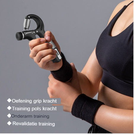 Hand Grip Strengthener : Pols en Onderarm Kracht Training - Metaal in van Pantino