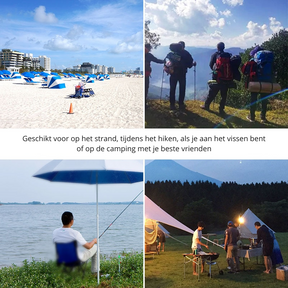 outdoor equipment : Portable Folding Moon Chair - De Ultieme Metgezel voor Al Je Buitenavonturen - Rood in van Pantino