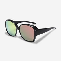 Clip-On Sunglasses : Overzet Zonnebril Gepolariseerd Beige UV440 - Comfortabel & Stijlvol voor Brildragers in Polar Pro van Pantino