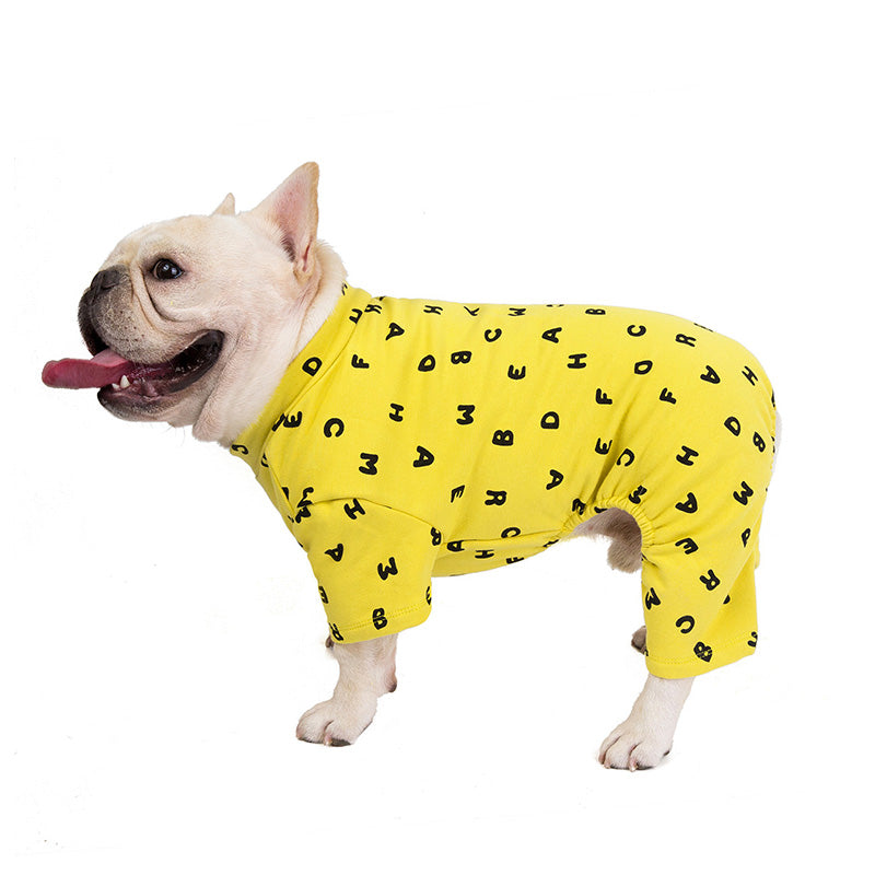 pets : Gezellige Fleecehondenhoody met Vier Poten en Letteropdruk - Roze in van Pantino