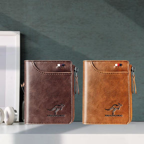 bags : Rfid Safety Wallet - Een Compacte en Veilige Portefeuille - Khaki in van Pantino