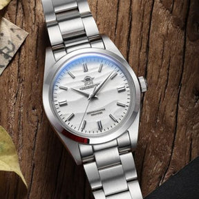 watches : Horloge Heren Wit - Horizon Luxe Herenhorloge - Verfijning Rond Elke Pols in van Pantino