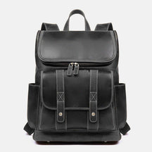 bags : Rugzak Heren Zwart - Vintage Anti-Diefstal Laptoprugzak voor , Geschikt voor 15,6 Inch in Zwart van Pantino