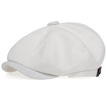 Newsboy Cap : Pet Dames Zwart - Krantenjongenspetten van Polyester Volwassen Geweven voor Mannen en in Wit van Pantino