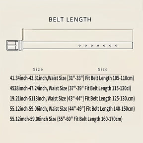 Belt : Riem Heren Zwart - Men 1 Echte Runderleren Elegant in van Pantino