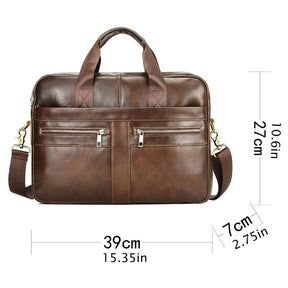bags : Crossbody Tas Heren een Soort Bruin - Echt Lederen Herentas Toplaag Koeienhuid Lederen Schoudertas in van Pantino