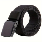 Men's Belt with Automatic Buckle - Black