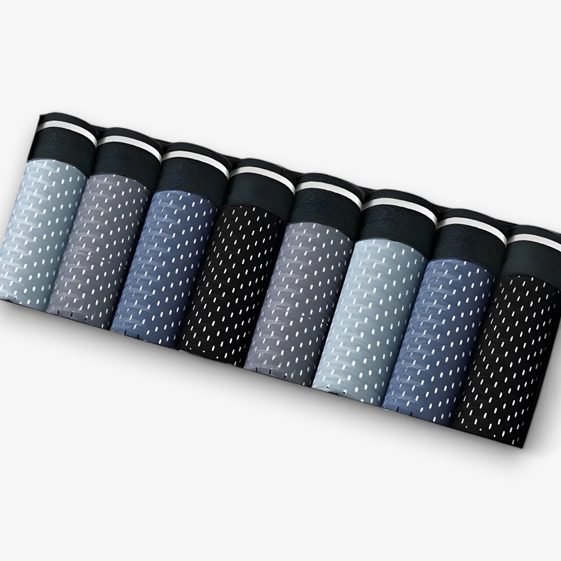 Men's Briefs : Ondergoed Heren - Ice Silk Briefs - Ademend in 2 Zwart - 2 Blauw - 2 Blauwgrijs - 2 Diepgrijs van Pantino