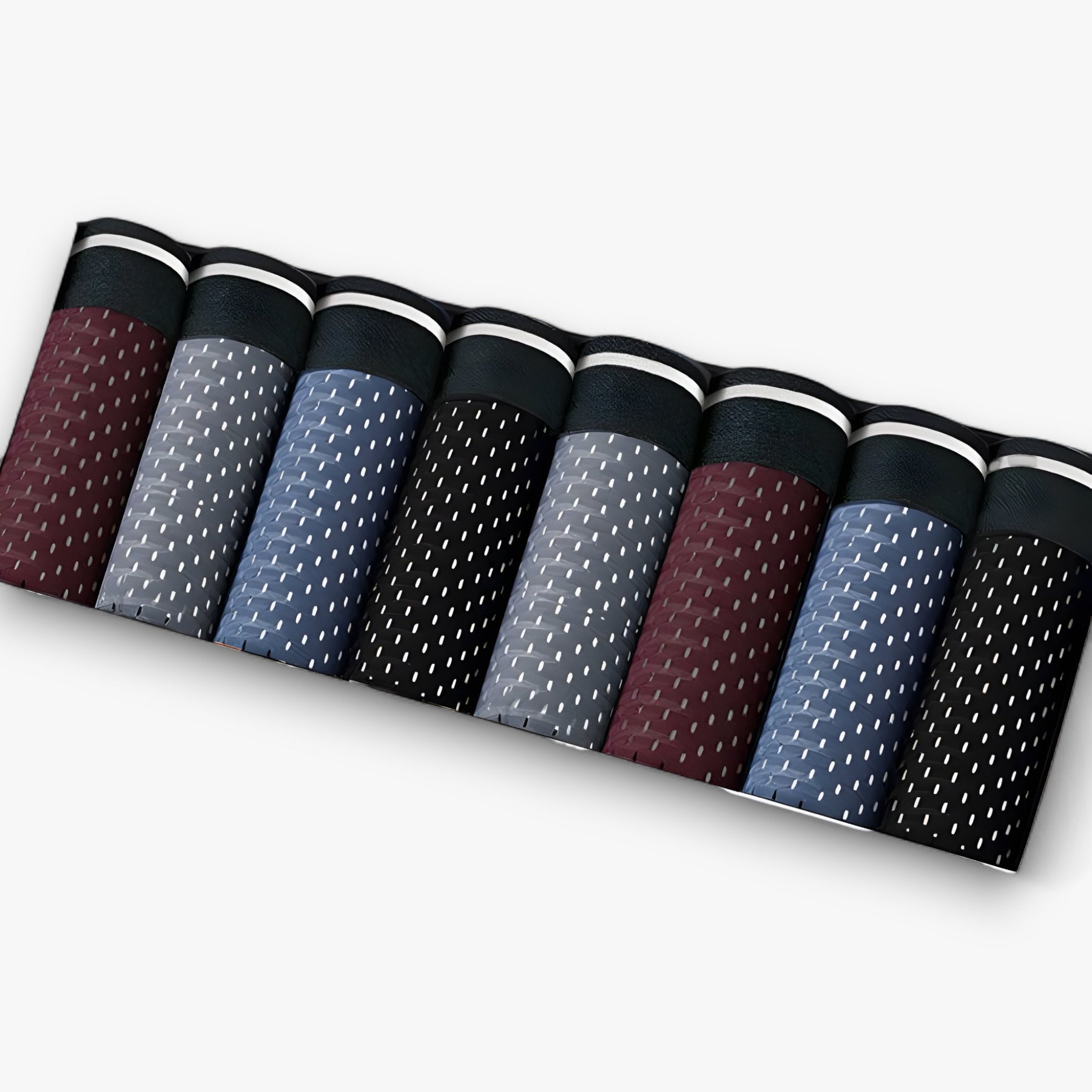 Men's Briefs : Ondergoed Heren - Ice Silk Briefs - Ademend in 2 Zwart - 2 Blauw - 2 Diepgrijs - 2 Rood van Pantino