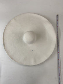 Sun Hat : Gele Dames Stro Zonnehoed met Brede Rand – Stijlvol & Beschermend voor Zomer & Strand in Wit One size van Pantino