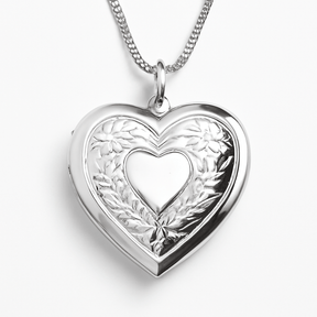 Pendant Necklace : Amore Eterno - Hartvormige Hanger in Standaard titel van Pantino