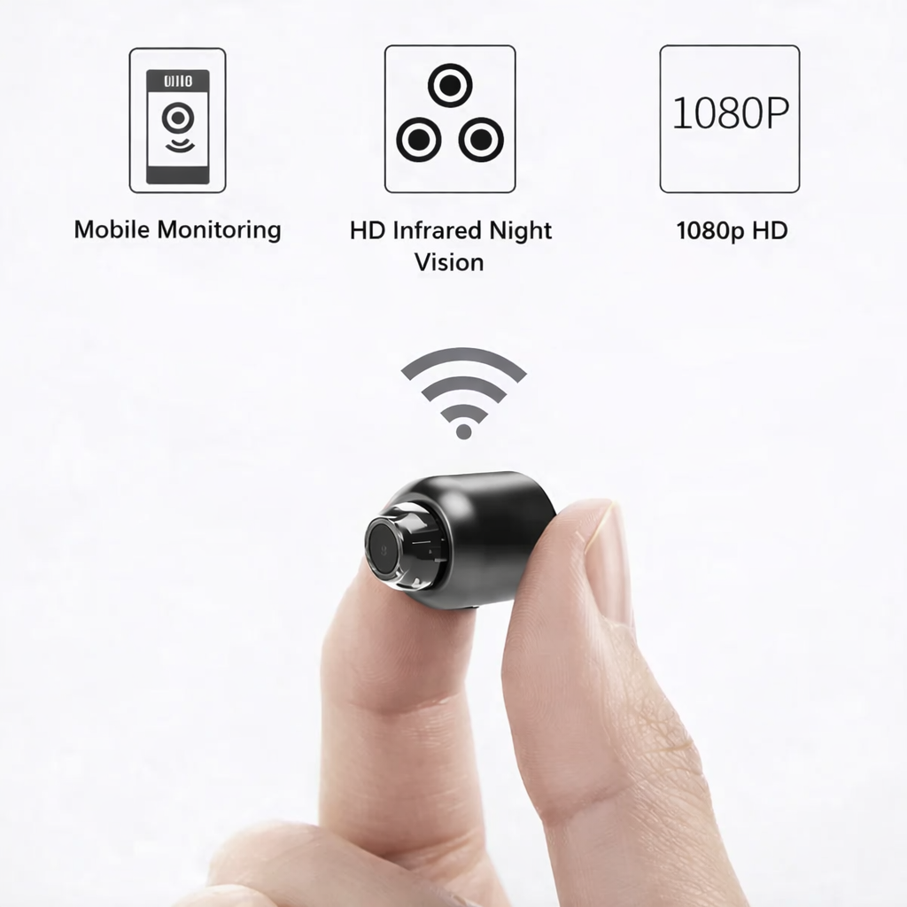 Binnencamera WiFi Full HD | Nachtzicht Bewegingsalarm Tweeweg Spraak