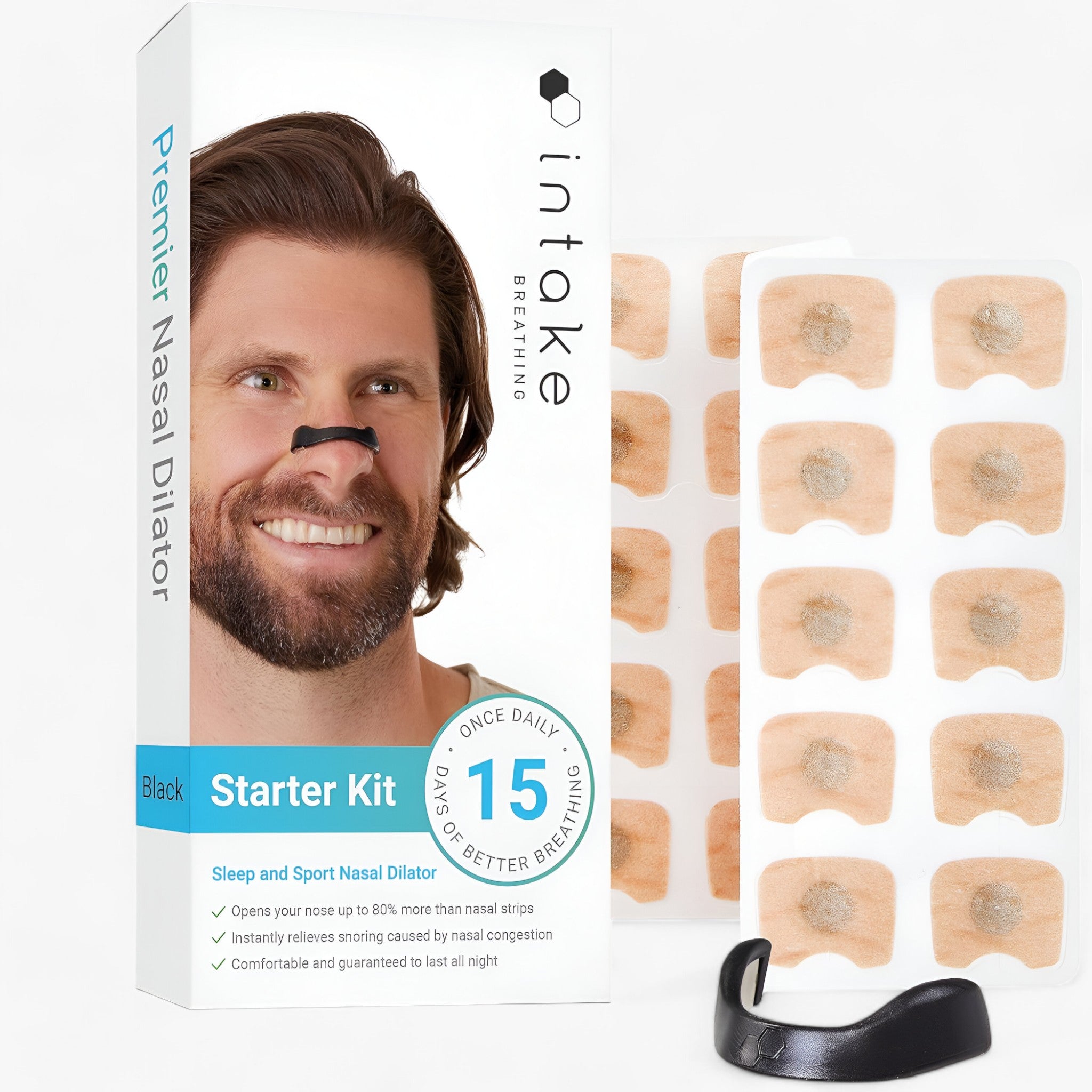 other : Slaap Neusstrips - Comfortabel, Anti-Snurk Ademhalingshulpmiddel - Wit Set in van Pantino