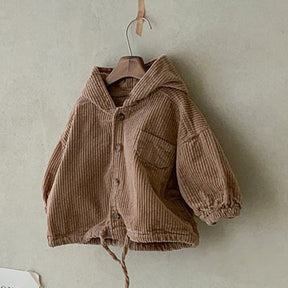 Kids' Jacket : Jas Kinderen - Charlie’s Trendy Unisex - Stijl voor Iedereen in Chocoladebruin (BIJNA UITVERKOCHT) van Pantino