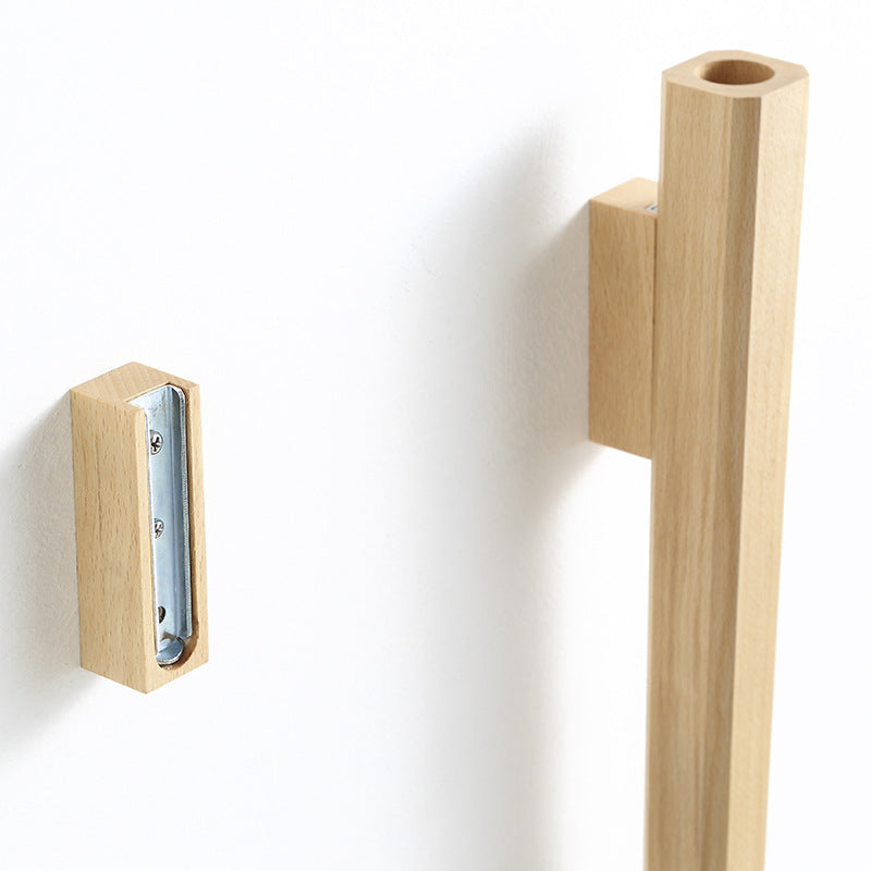 home & garden : Hangende Wandvaas Zwart - Planten Display Wanddecoratie - Hout in van Pantino