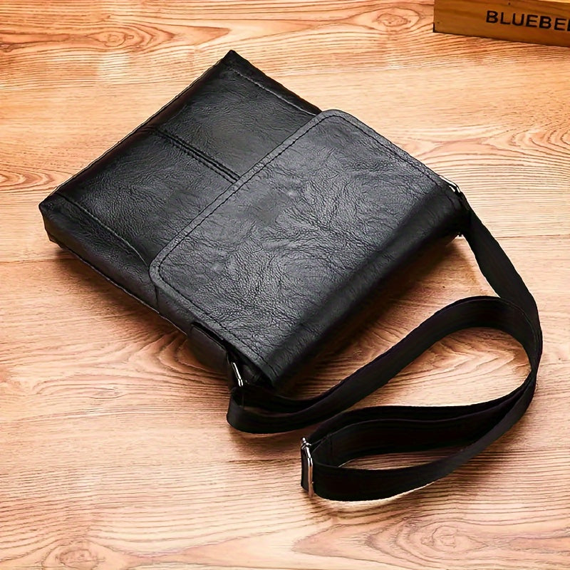 bags : Crossbody Tas Heren Zwart - Men 1pc Vintage Messenger Bag voor Vintage in van Pantino