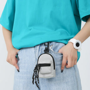 bags : Rugzak Licht Grijs - Cool Mini Backpack - Mini die Precies Draagt wat Jij Nodig Hebt in Licht Grijs van Pantino