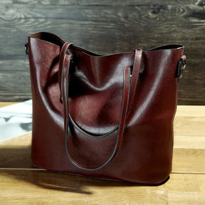 bags : Crossbody Tas Dames Camel - Leer in Vin van Pantino