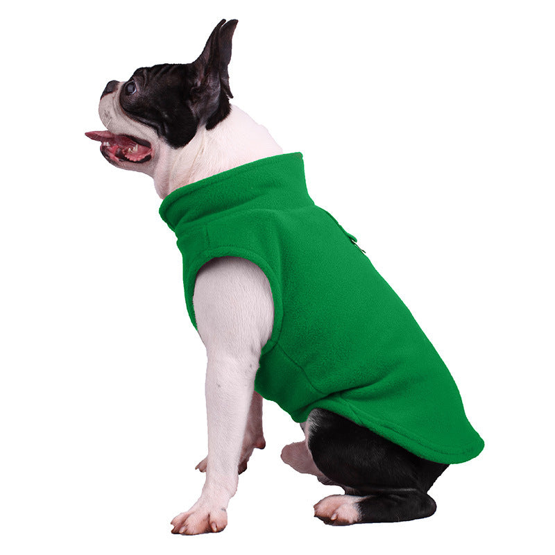 pets : Fleece Hondenjas - Warm Comfortabel Ieder Seizoen - Fleece in Groen van Pantino