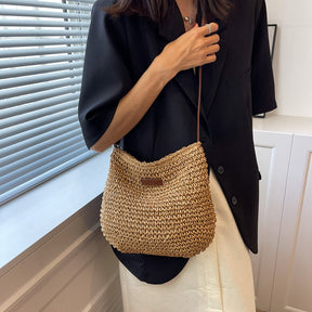 bags : Leren Damestas Beige - Elegante Schoudertas van Echt Leer in van Pantino